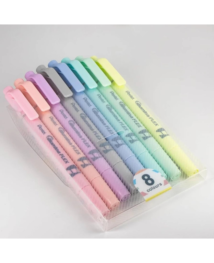 Pentel Illumina Flex Twin Tip Highlighter Pastel (1.0 mm / 3.5 mm) | The Write Choice Sandton