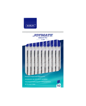 Marlin Joymate Transparent Medium Ball Point Pen (1.0mm)